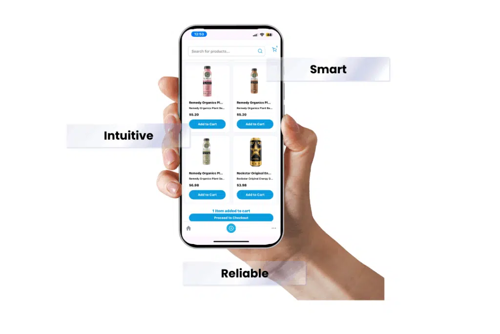 gym app to sell merch through point of sale